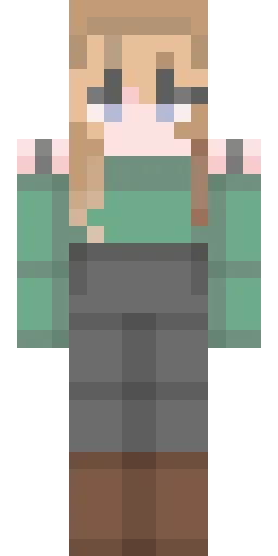 Серый скин Майнкрафт — скачать PNG бесплатно