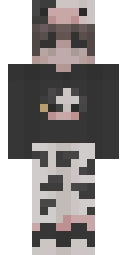 Чёрный скин Майнкрафт — скачать PNG бесплатно