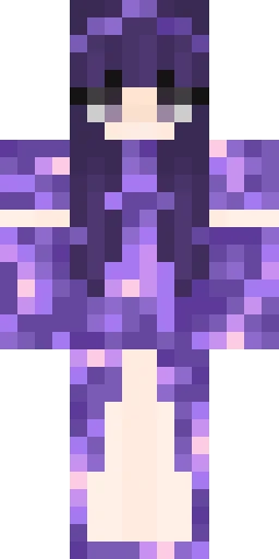 Фиолетовый скин Майнкрафт — скачать PNG бесплатно