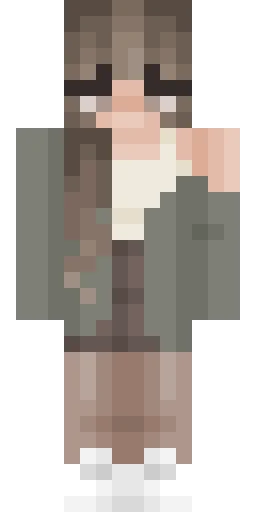 Зелёный скин Майнкрафт — скачать PNG бесплатно
