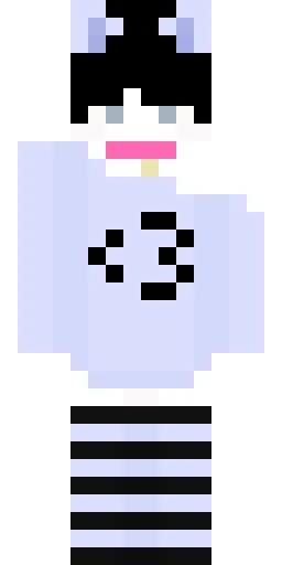 Белый скин Майнкрафт — скачать PNG бесплатно