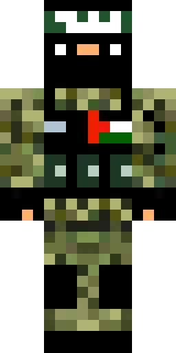 Военный скин Майнкрафт — скачать PNG бесплатно