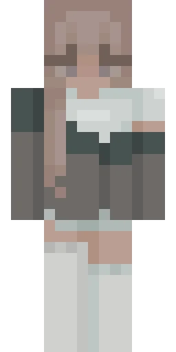 Серый скин Майнкрафт — скачать PNG бесплатно