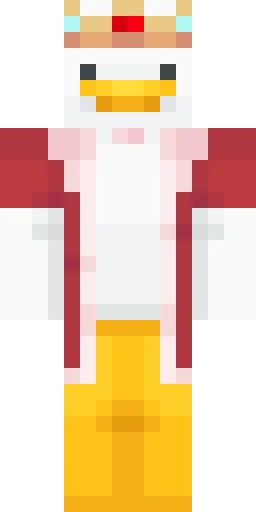 С короной скин Майнкрафт — скачать PNG бесплатно