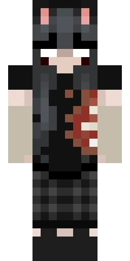 Страшный скин Майнкрафт — скачать PNG бесплатно