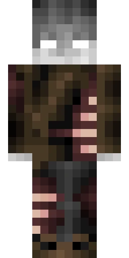 Страшный скин Майнкрафт — скачать PNG бесплатно