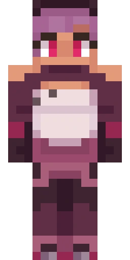 Фиолетовый скин Майнкрафт — скачать PNG бесплатно