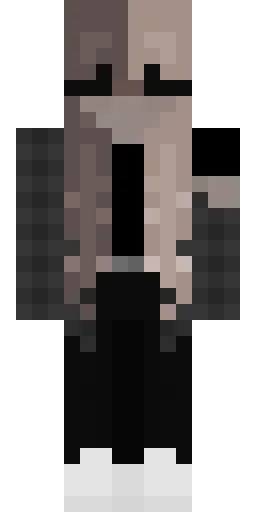 Серый скин Майнкрафт — скачать PNG бесплатно