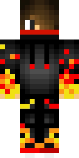 Огонь скин Майнкрафт — скачать PNG бесплатно