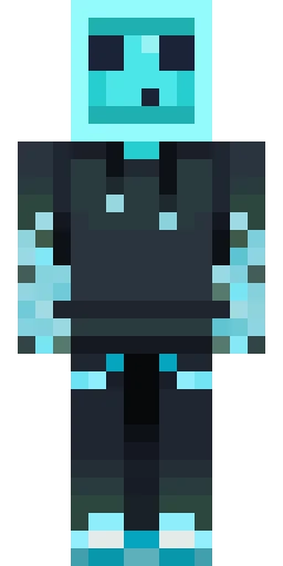 Огонь скин Майнкрафт — скачать PNG бесплатно