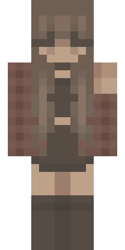 Коричневый скин Майнкрафт — скачать PNG бесплатно