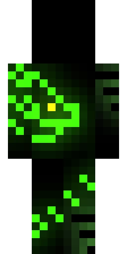 Зелёный скин Майнкрафт — скачать PNG бесплатно