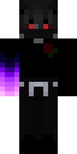 Чёрный скин Майнкрафт — скачать PNG бесплатно