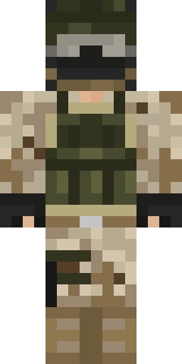 Военный скин Майнкрафт — скачать PNG бесплатно