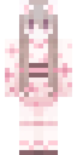 Розовый скин Майнкрафт — скачать PNG бесплатно