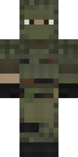 Военный скин Майнкрафт — скачать PNG бесплатно