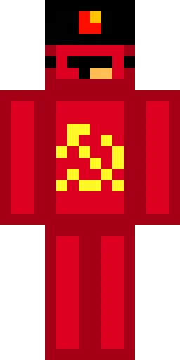 Красный скин Майнкрафт — скачать PNG бесплатно