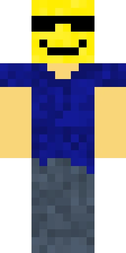В очках скин Майнкрафт — скачать PNG бесплатно