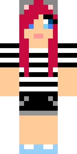 Аниме скин Майнкрафт — скачать PNG бесплатно
