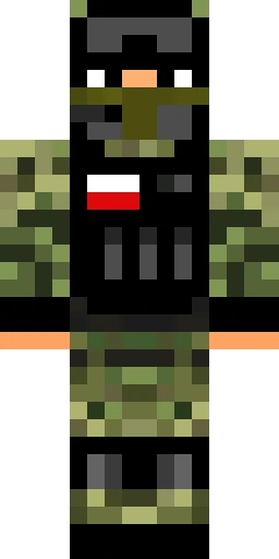Военный скин Майнкрафт — скачать PNG бесплатно