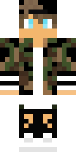 Военный скин Майнкрафт — скачать PNG бесплатно