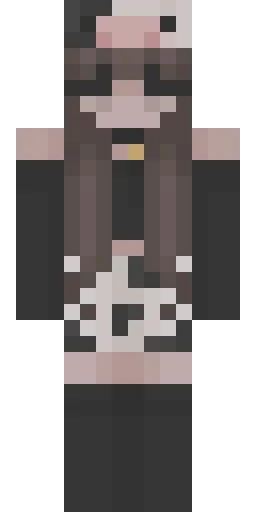Чёрный скин Майнкрафт — скачать PNG бесплатно