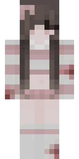Розовый скин Майнкрафт — скачать PNG бесплатно