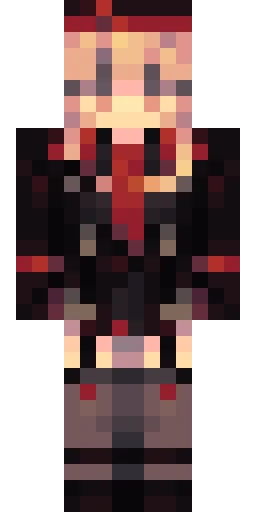 Чёрный скин Майнкрафт — скачать PNG бесплатно
