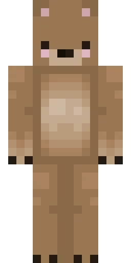 Коричневый скин Майнкрафт — скачать PNG бесплатно