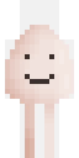 Белый скин Майнкрафт — скачать PNG бесплатно