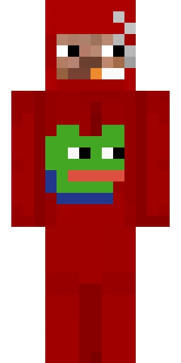 Красный скин Майнкрафт — скачать PNG бесплатно