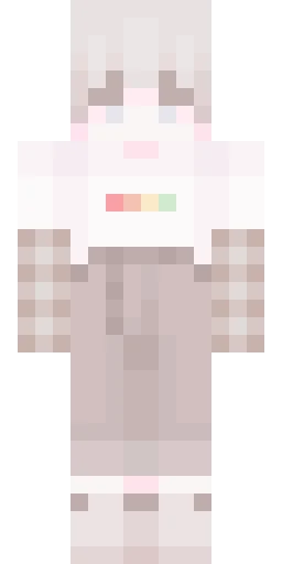 Радужный скин Майнкрафт — скачать PNG бесплатно