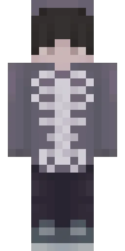 Тёмный скин Майнкрафт — скачать PNG бесплатно