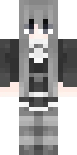 Серый скин Майнкрафт — скачать PNG бесплатно