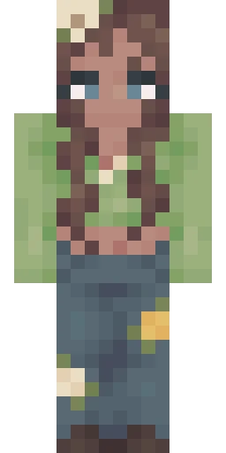 С волосами скин Майнкрафт — скачать PNG бесплатно