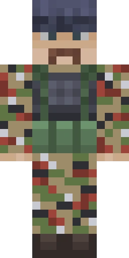 Военный скин Майнкрафт — скачать PNG бесплатно