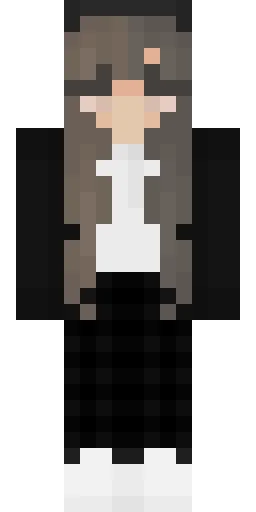 Чёрный скин Майнкрафт — скачать PNG бесплатно