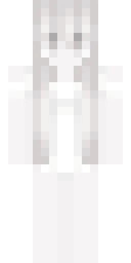 Белый скин Майнкрафт — скачать PNG бесплатно