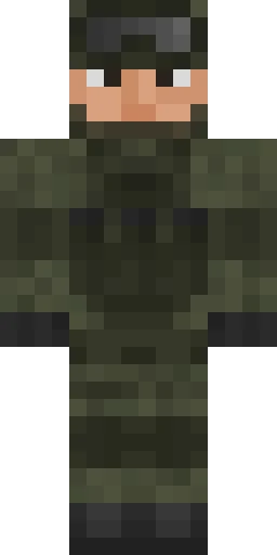 Военный скин Майнкрафт — скачать PNG бесплатно