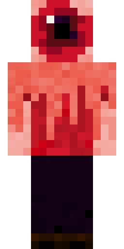 Страшный скин Майнкрафт — скачать PNG бесплатно
