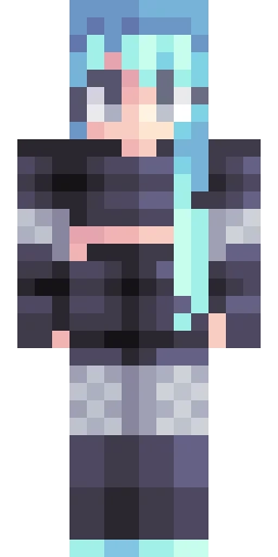 Серый скин Майнкрафт — скачать PNG бесплатно