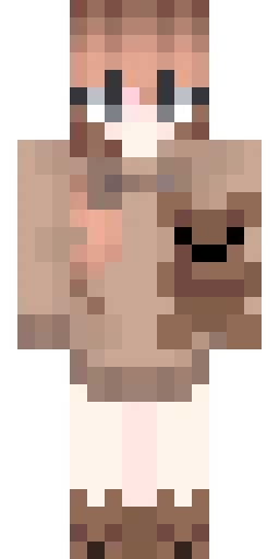 Милый скин Майнкрафт — скачать PNG бесплатно