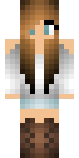 Милый скин Майнкрафт — скачать PNG бесплатно