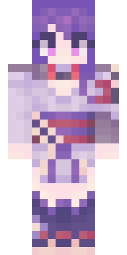Фиолетовый скин Майнкрафт — скачать PNG бесплатно