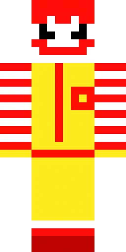Страшный скин Майнкрафт — скачать PNG бесплатно