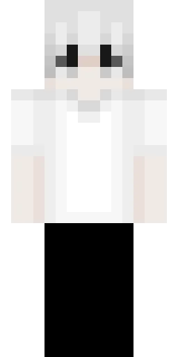 Белый скин Майнкрафт — скачать PNG бесплатно