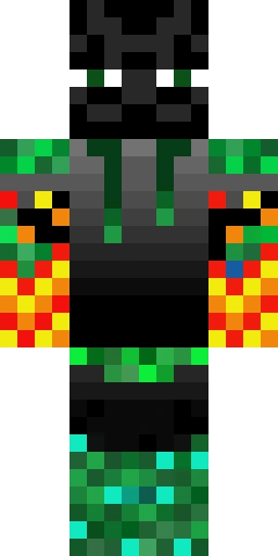 Огонь скин Майнкрафт — скачать PNG бесплатно