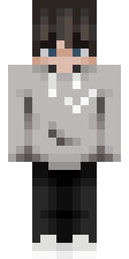 Серый скин Майнкрафт — скачать PNG бесплатно