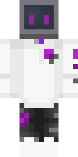 Фиолетовый скин Майнкрафт — скачать PNG бесплатно