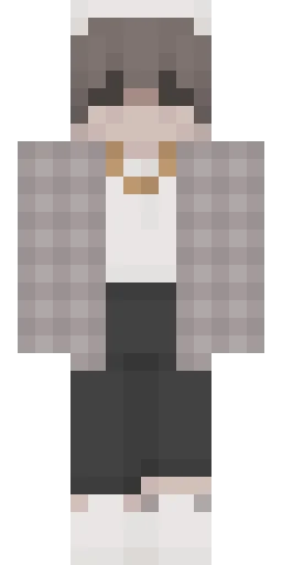 Серый скин Майнкрафт — скачать PNG бесплатно